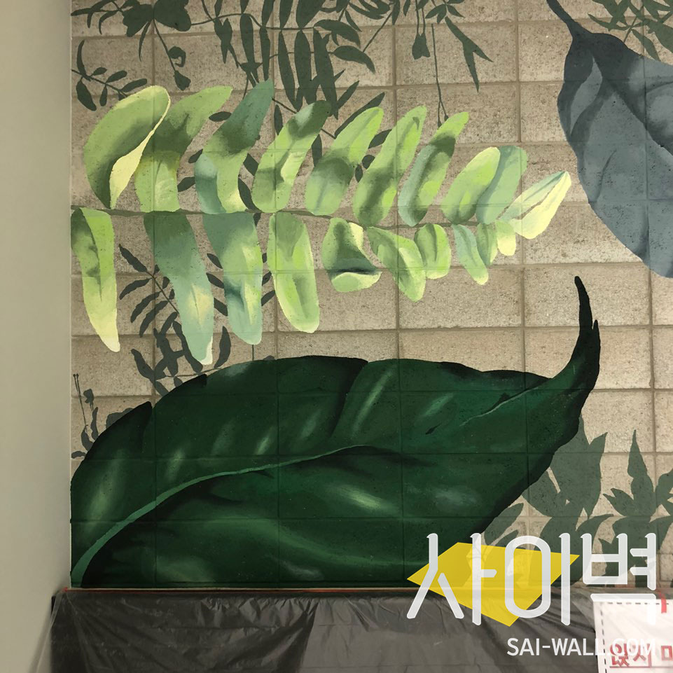 메콩타이 벽화 벽화 시공 사진 2